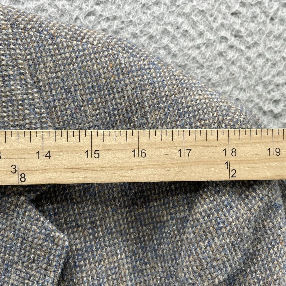 Vintage The Gallery Haggar Blazer Mens 44L Elbow Patch Old Money Preppy Business